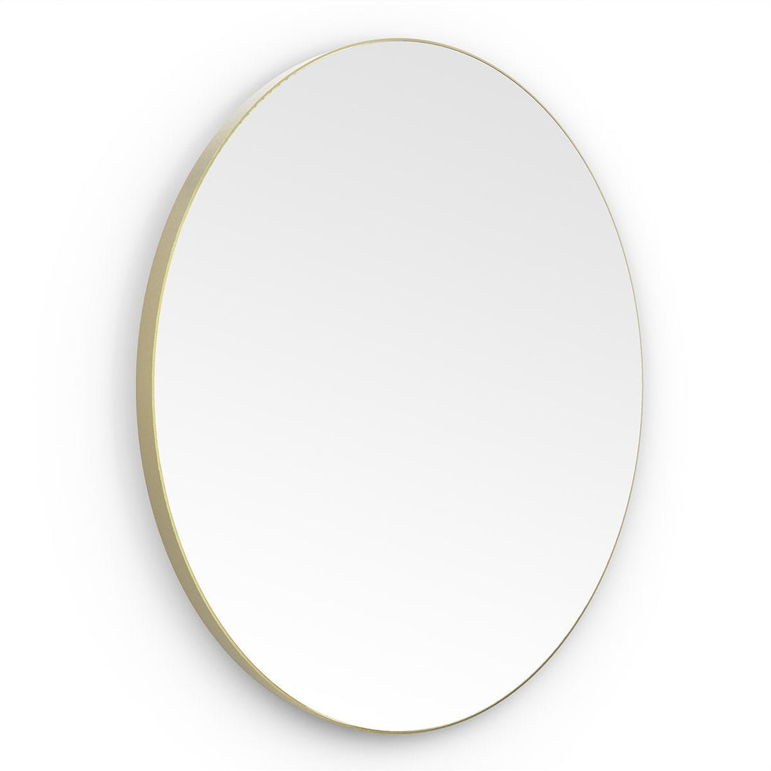 Origins Living - Oslo Round Mirror Brushed Brass, 60cm (OSL - 00D060 - BB) - Tiles &amp; Stone To You