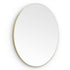 Origins Living - Oslo Round Mirror Brushed Brass, 60cm (OSL - 00D060 - BB) - Tiles & Stone To You
