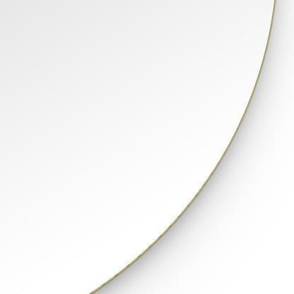 Origins Living - Oslo Round Mirror Brushed Brass, 60cm (OSL - 00D060 - BB) - Tiles &amp; Stone To You