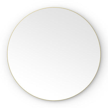 Origins Living - Oslo Round Mirror Brushed Brass, 60cm (OSL - 00D060 - BB) - Tiles &amp; Stone To You