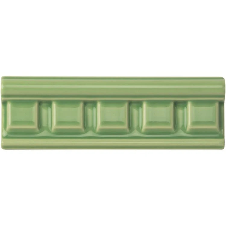 Original Style - Palm Green Dentil Moulding, 15.2 x 5cm (IM-0014625)
