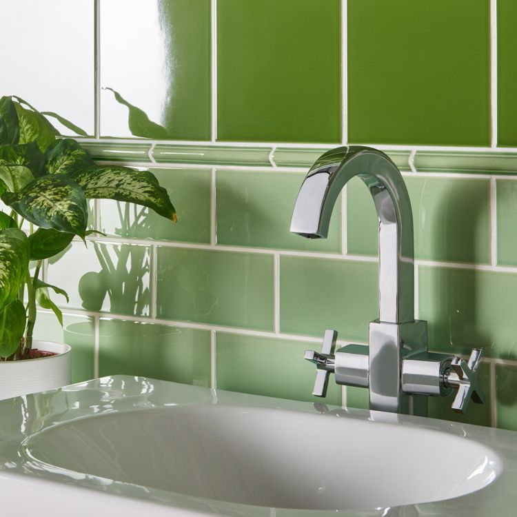 Original Style - Palm Green Astragal Moulding, 15.2 x 2.1cm (IM-0003557)