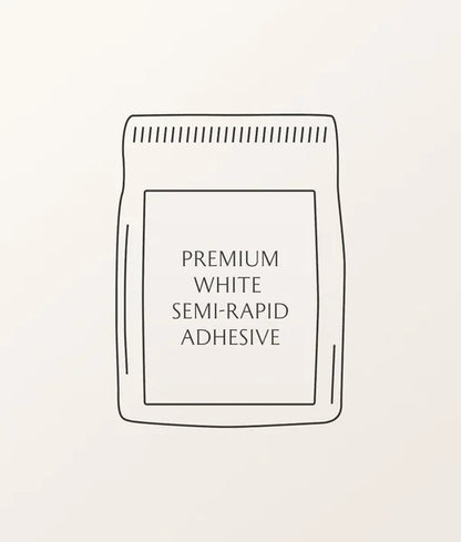 Premium White Semi-Rapid Adhesive, 20kg (6032)
