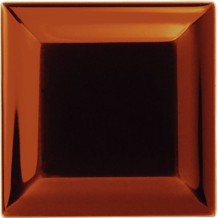 Original Style - Teapot Brown Metro Bevelled Corner Tile, 7.5 x 7.5cm (IM-0030181)