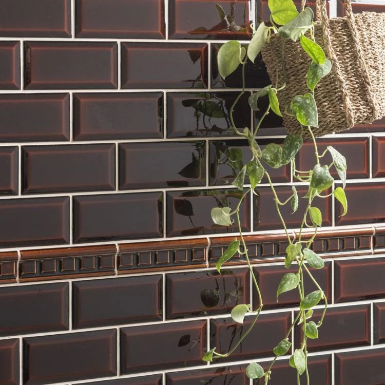 Original Style - Teapot Brown Dentil Moulding, 15.2 x 5cm (IM-0030135)