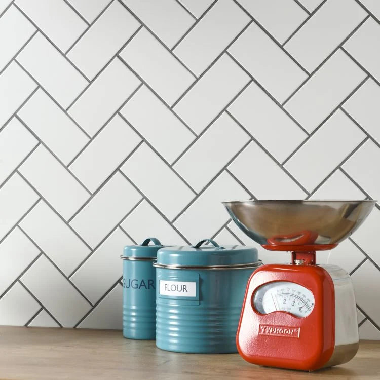 Original Style - Vintage White Half Tile, 15.2 x 7.5cm (IM-0021571)