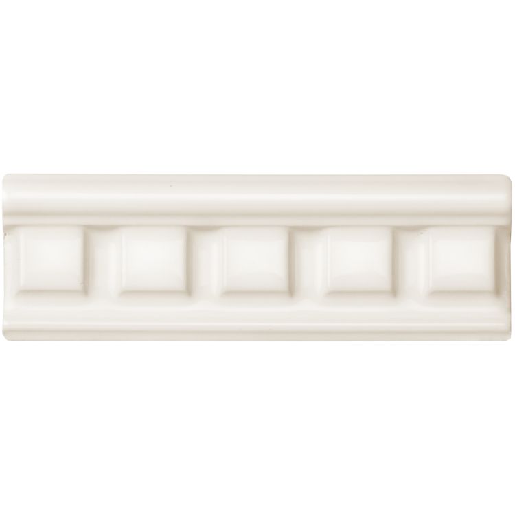 Original Style - Vintage White Dentil Moulding, 15.2 x 5cm (IM-0005782)