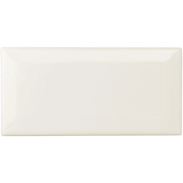Original Style - Vintage White Metro Bevelled Tile, 15 x 7.5cm (IM-0020227)