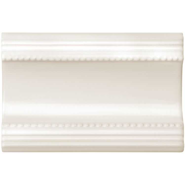 Original Style - Vintage White Plain Cornice, 15.2 x 7.5cm (IM-0002545)