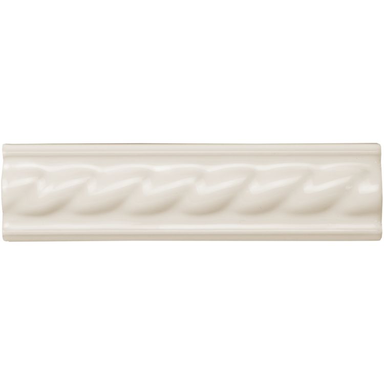Original Style - Vintage White Rope Moulding, 15.2 x 4cm (IM-0011783)
