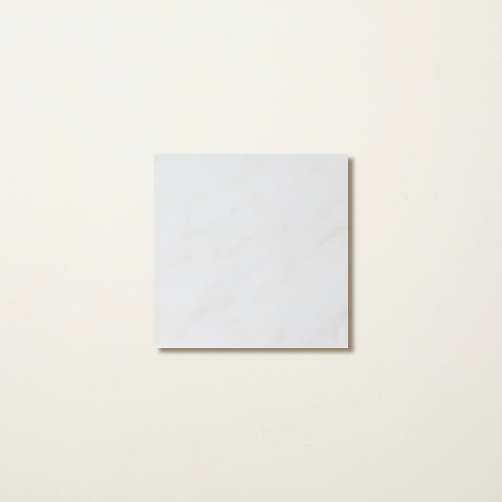 Bert &amp; May - White Square Honed Marble, 15 x 15 cm