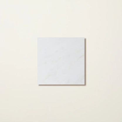 Bert &amp; May - White Square Honed Marble, 15 x 15 cm