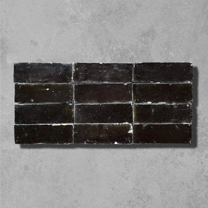 Bert &amp; May - Ebony Thick Bejmat Glossy, 15 x 5cm - Tiles &amp; Stone To You