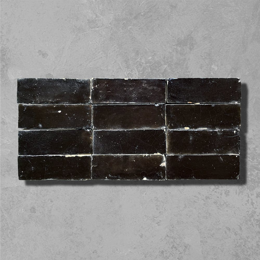 Bert &amp; May - Fez Ebony Bejmat, 15 x 5cm - Tiles &amp; Stone To You