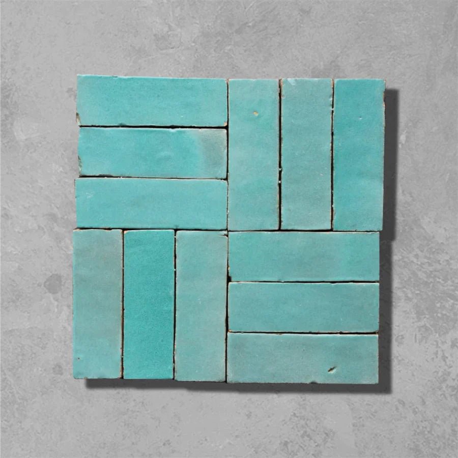 Bert &amp; May - Jade Bejmat Glossy, 15 x 5cm - Tiles &amp; Stone To You