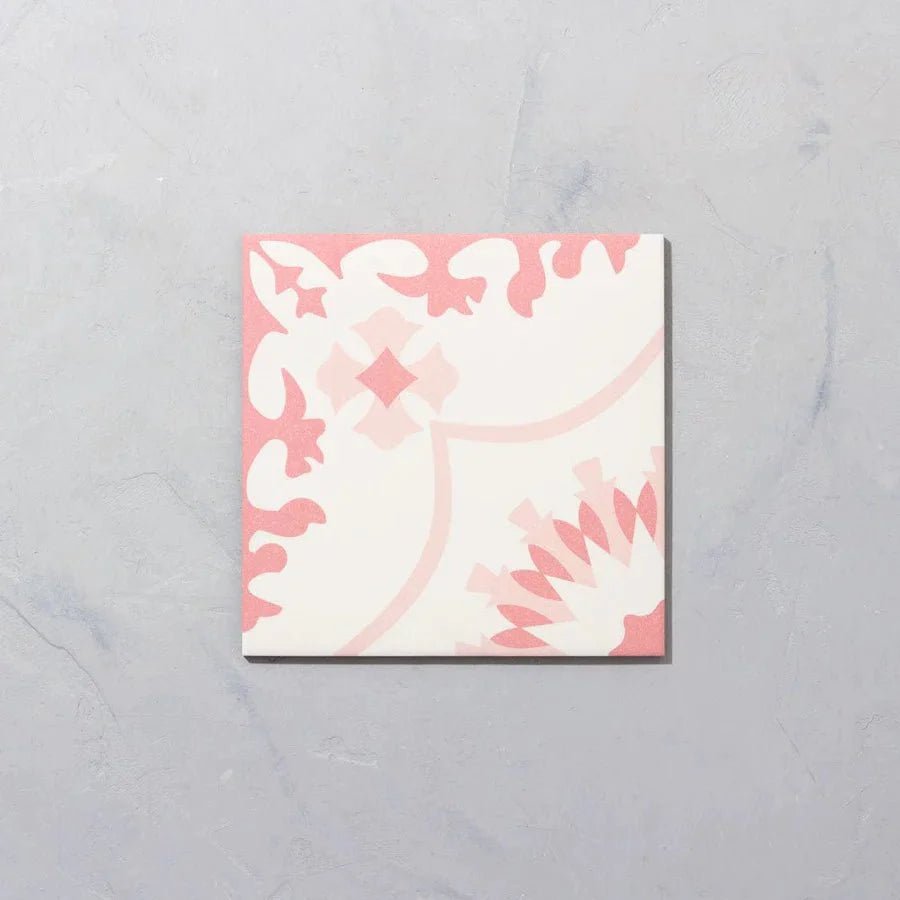 Bert &amp; May - Pink Bolonia Porcelain Matt, 20 x 20cm - Tiles &amp; Stone To You