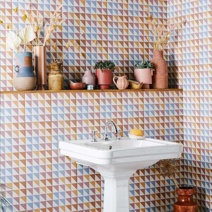 Bert &amp; May - Soho House Berlin Porcelain Matt, 20 x 20cm - Tiles &amp; Stone To You