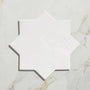 Ca' Pietra - Fez Porcelain Star White Gloss 15.5 x 15.5cm (16597CFG)