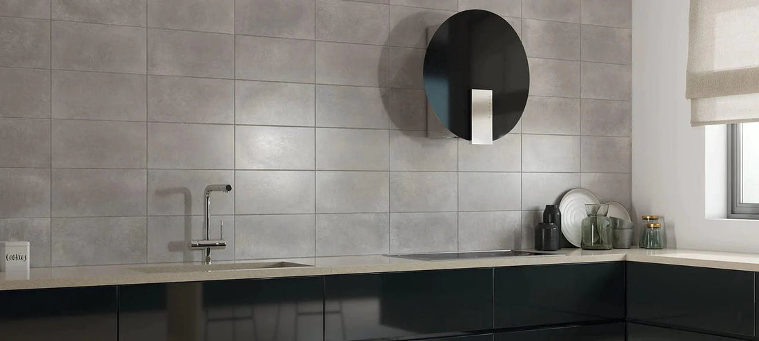 Minoli - Beton Grey Matt Wall Only, 25 x 50cm (VC03728) - Tiles & Stone To You