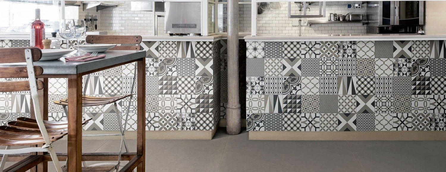 Minoli - De-Segni Decor Random Cold Mix Matt, 20 x 20cm (VCO3475) - Tiles &amp; Stone To You