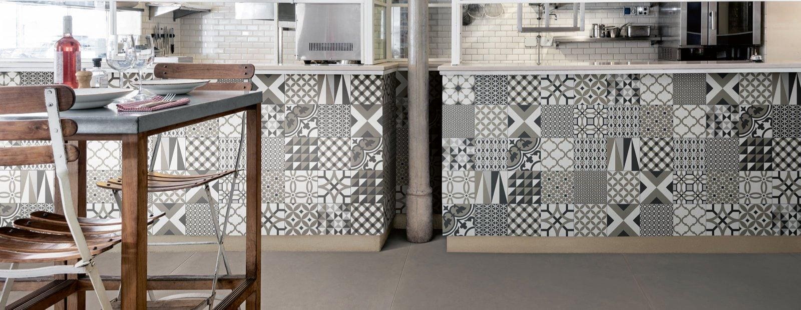 Minoli - De-Segni Decor Random Cold Mix Matt, 20 x 20cm (VCO3475) - Tiles &amp; Stone To You