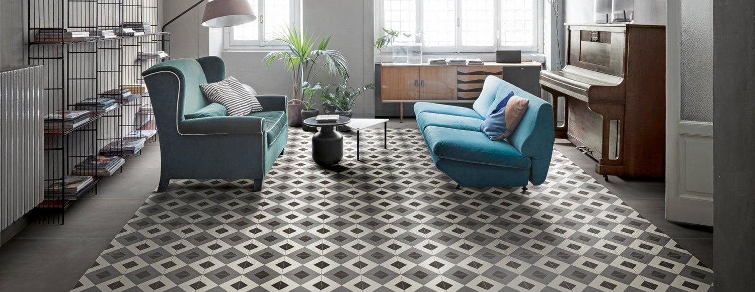 Minoli - De-Segni MOUK Decor Matt, 20 x 20cm (VCO3472) - Tiles &amp; Stone To You
