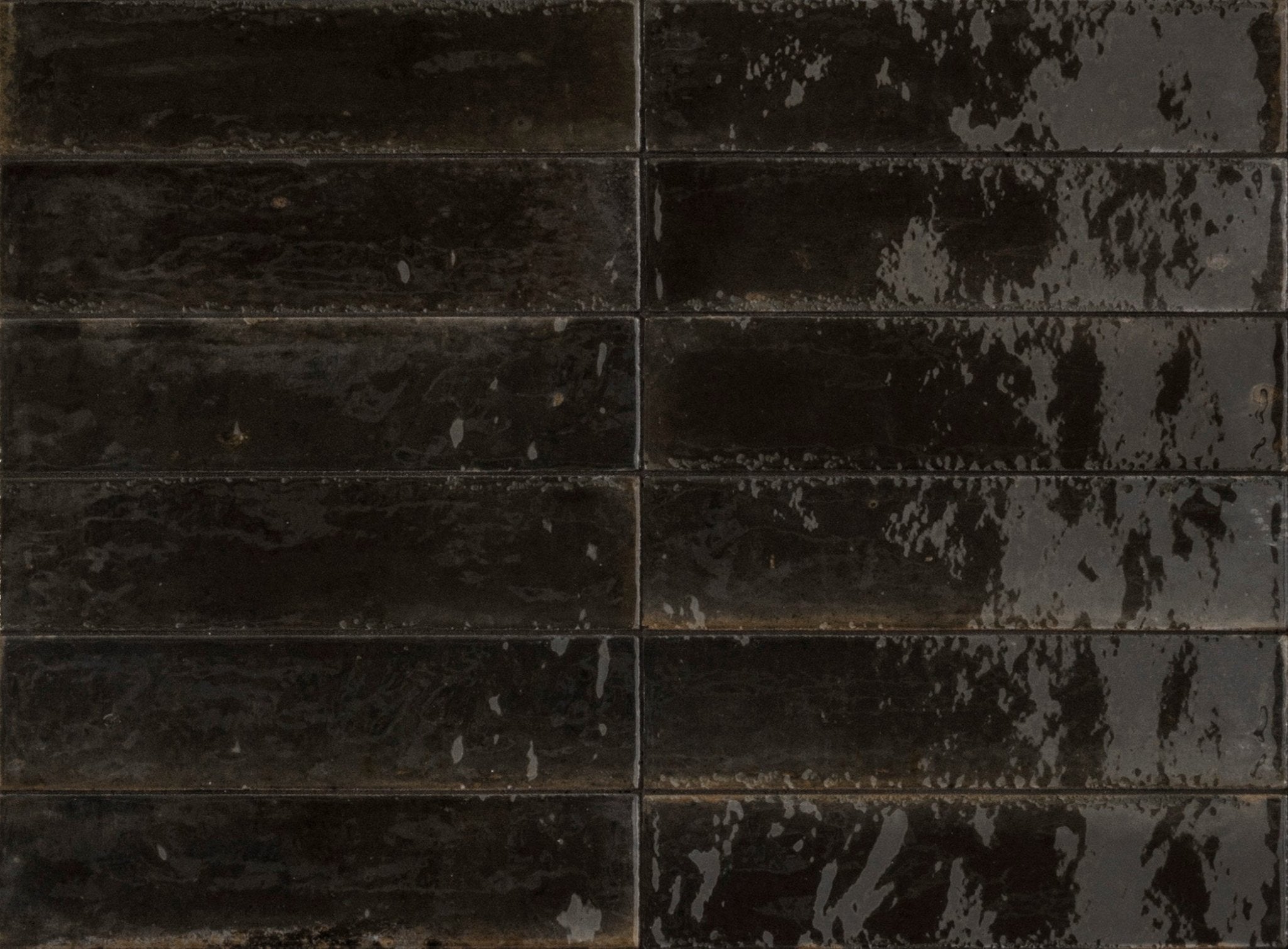 Minoli - Luminous Black Gloss, 6 x 24cm (VC03643) - Tiles &amp; Stone To You