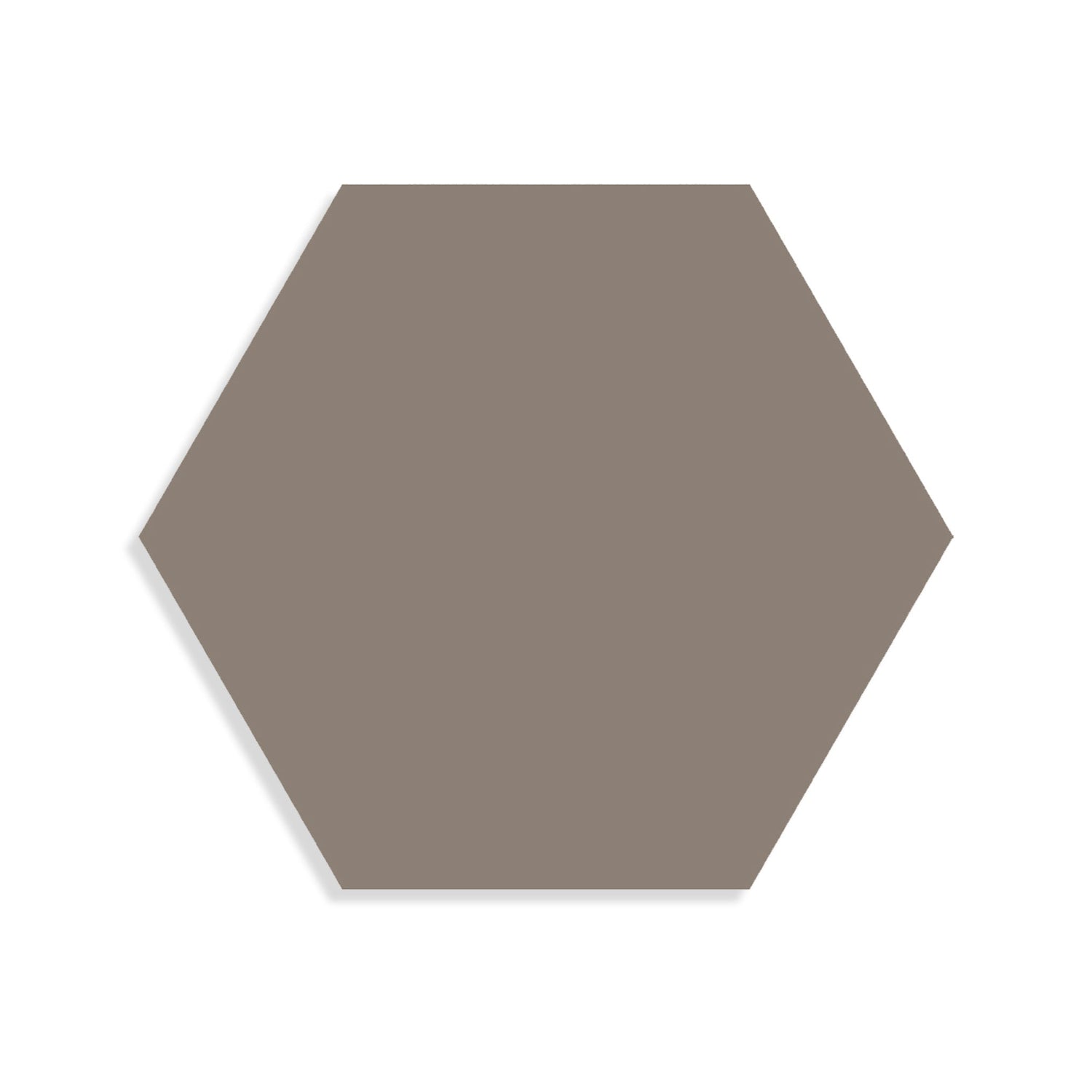 Minoli - Timeless Hexagon Taupe Matt, 15 x 17cm (VC03739) - Tiles &amp; Stone To You