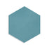 Moroccan Encaustic Cement Hexagonal Aquamarine, 20 x 23cm - Tiles & Stone To You
