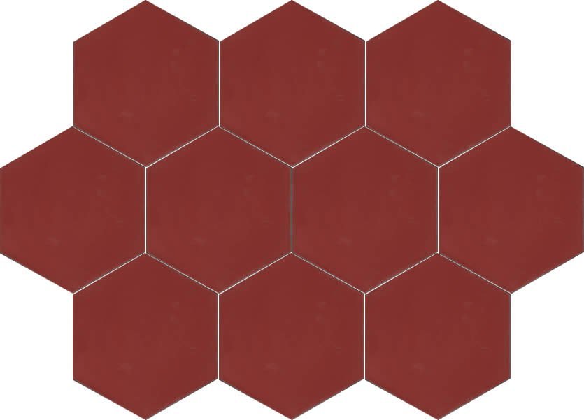 Moroccan Encaustic Cement Hexagonal Artic 7, 20 x 23cm - Tiles &amp; Stone To You