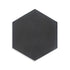 Moroccan Encaustic Cement Hexagonal Black, 20 x 23cm - Tiles & Stone To You