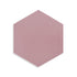 Moroccan Encaustic Cement Hexagonal Dusty Pink, 20 x 23cm - Tiles & Stone To You