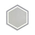Moroccan Encaustic Cement Hexagonal Honeycomb Grey, 20 x 23cm - Tiles & Stone To You