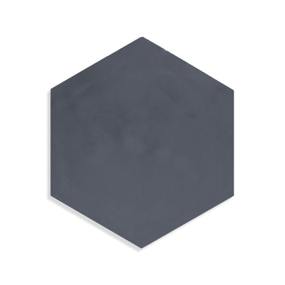 Moroccan Encaustic Cement Hexagonal Navy, 20 x 23cm - Tiles &amp; Stone To You