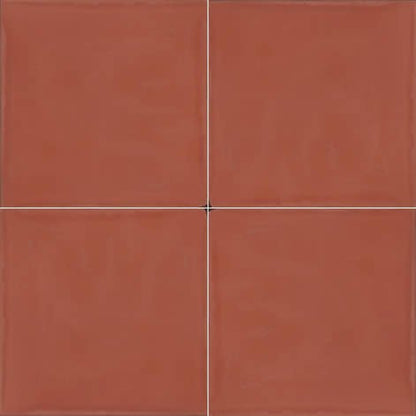Moroccan Encaustic Cement Orange, 20 x 20cm - Tiles &amp; Stone To You