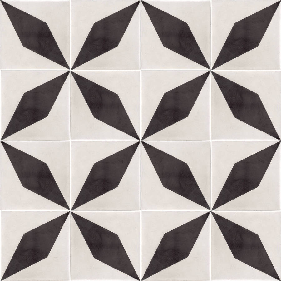 Moroccan Encaustic Cement Pattern 01b, 20 x 20cm - Tiles &amp; Stone To You