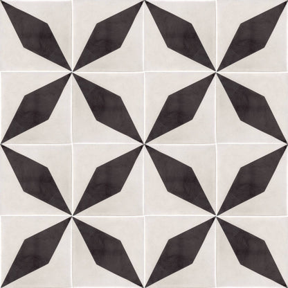 Moroccan Encaustic Cement Pattern 01b, 20 x 20cm - Tiles &amp; Stone To You