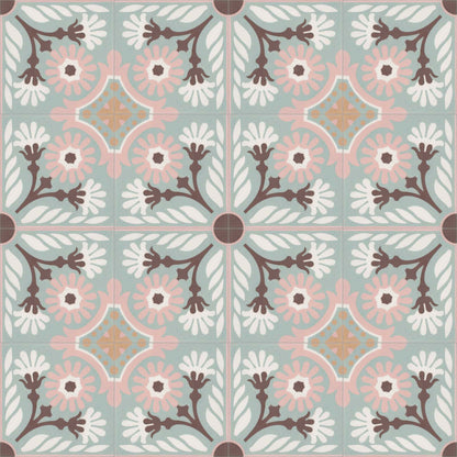 Moroccan Encaustic Cement Pattern 01l1, 20 x 20cm - Tiles &amp; Stone To You