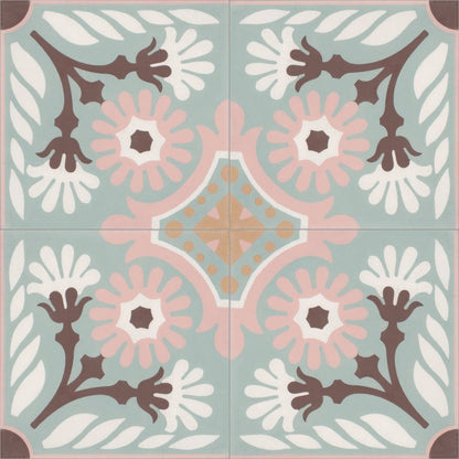 Moroccan Encaustic Cement Pattern 01l1, 20 x 20cm - Tiles &amp; Stone To You