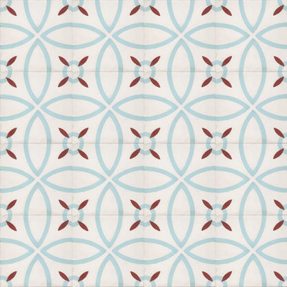 Moroccan Encaustic Cement Pattern 01m, 20 x 20cm - Tiles &amp; Stone To You