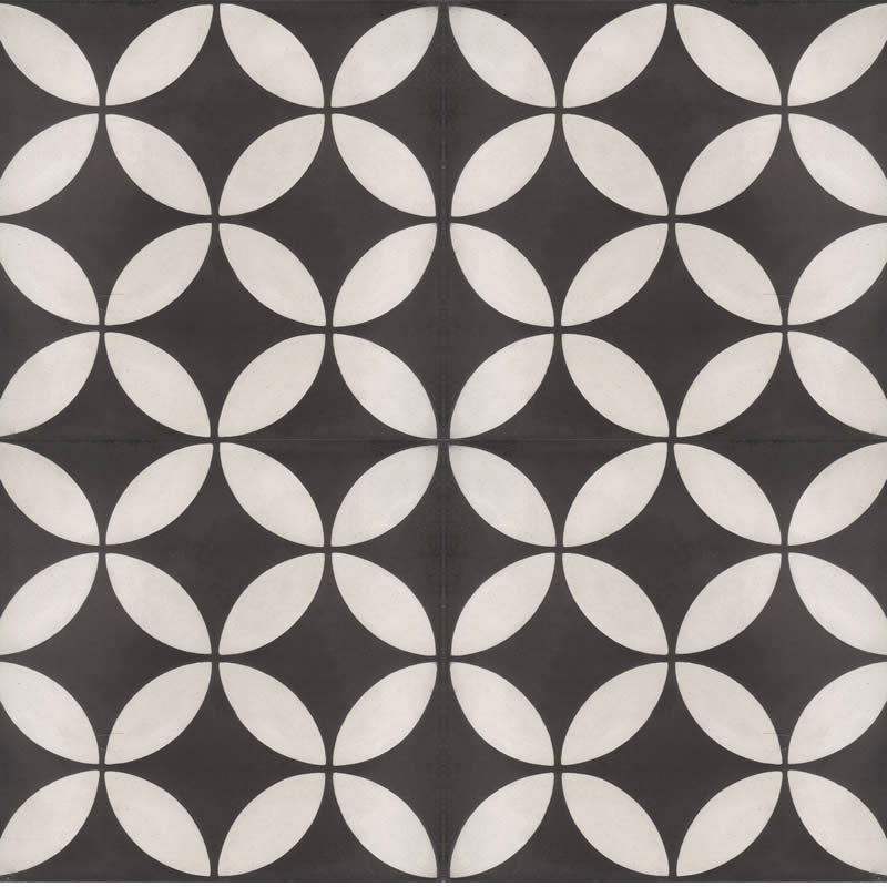 Moroccan Encaustic Cement Pattern 01n, 20 x 20cm - Tiles &amp; Stone To You