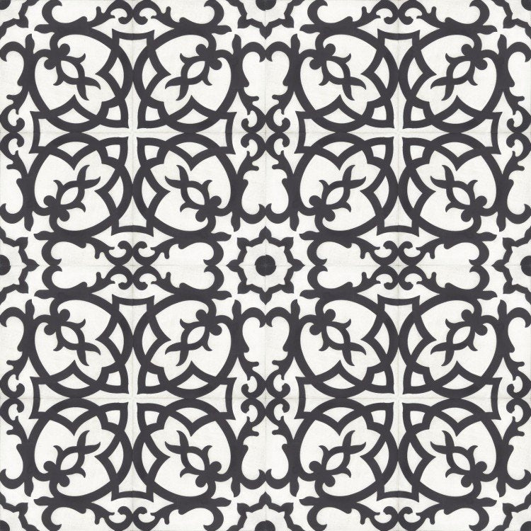 Moroccan Encaustic Cement Pattern 01o, 20 x 20cm - Tiles &amp; Stone To You