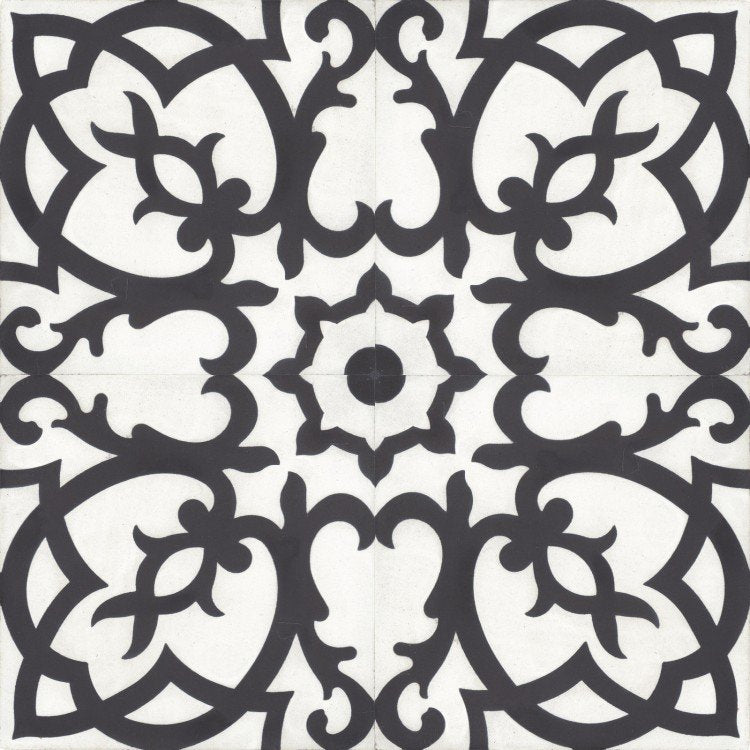 Moroccan Encaustic Cement Pattern 01o, 20 x 20cm - Tiles &amp; Stone To You