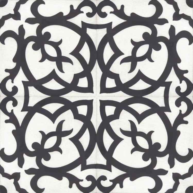 Moroccan Encaustic Cement Pattern 01o, 20 x 20cm - Tiles &amp; Stone To You