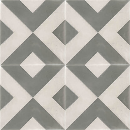 Moroccan Encaustic Cement Pattern 01r, 20 x 20cm - Tiles &amp; Stone To You