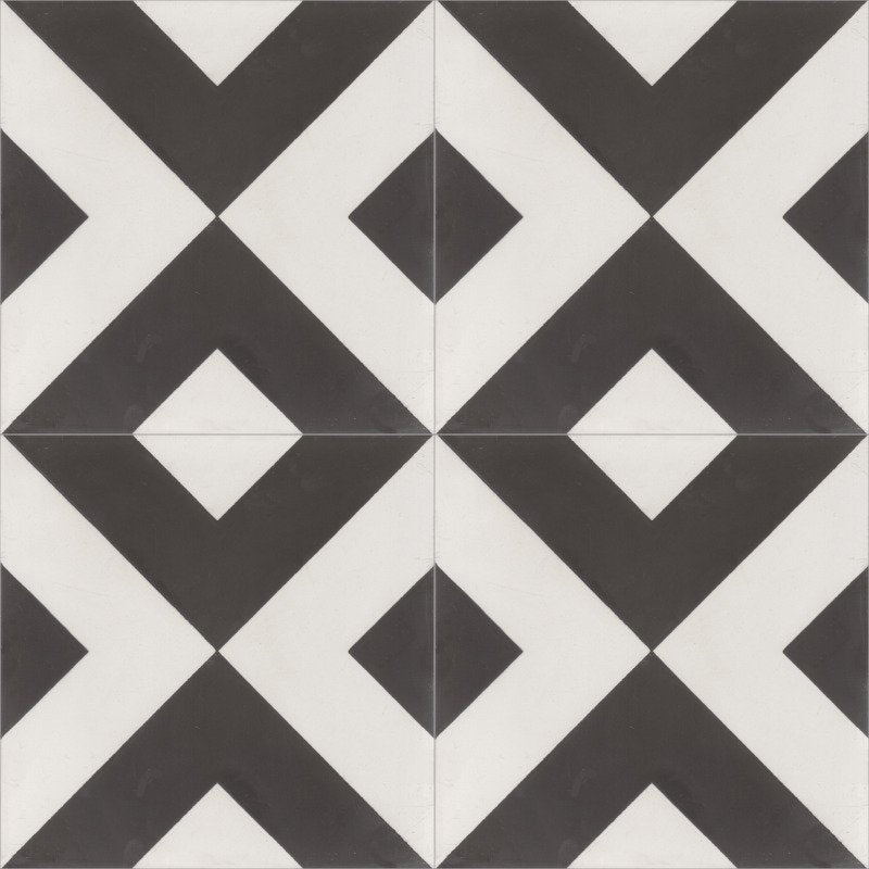 Moroccan Encaustic Cement Pattern 01r3, 20 x 20cm - Tiles &amp; Stone To You