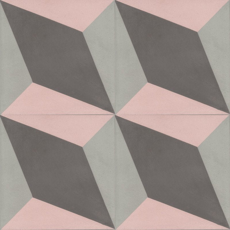 Moroccan Encaustic Cement Pattern 01u5, 20 x 20cm - Tiles &amp; Stone To You