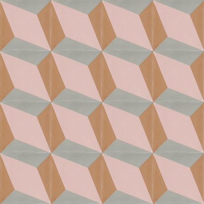 Moroccan Encaustic Cement Pattern 01u6, 20 x 20cm - Tiles &amp; Stone To You