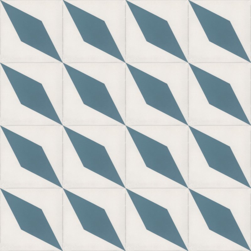 Moroccan Encaustic Cement Pattern 01u7, 20 x 20cm - Tiles &amp; Stone To You