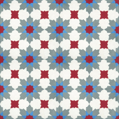 Moroccan Encaustic Cement Pattern 01x, 20 x 20cm - Tiles &amp; Stone To You